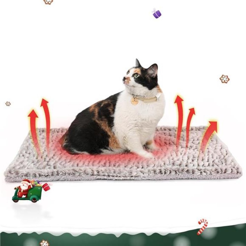 Self Heating Cat Pad Self Warming Cat Bed 27.5" x 18.5" Thermal Cat Mat